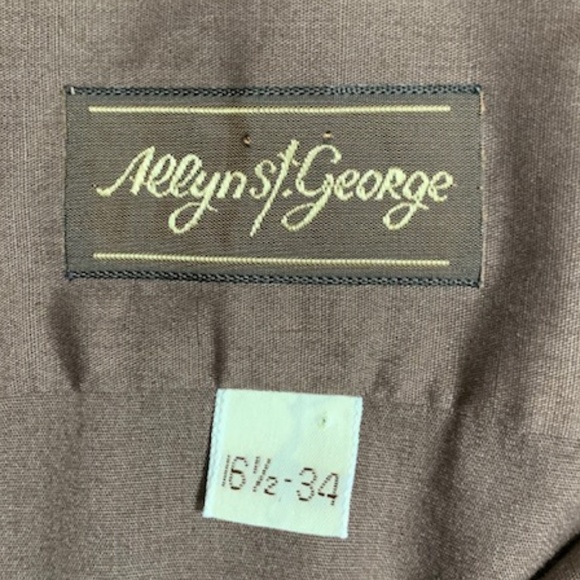 Allyn St. George Brown Long Sleeve Button Up Shirt - Picture 7 of 8